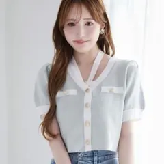 NICE CLAUP セットアップ ブルー