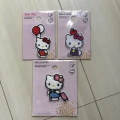 新商品　サンリオ　ハローキティ 刺繍ワッペン 3点セット