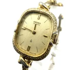 訳アリ 稼働品 SEIKO セイコー 腕時計 ゴールド ブレスレットウォッチ