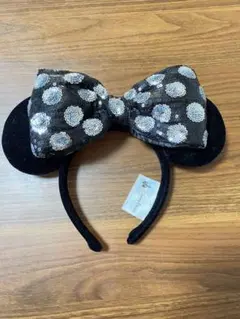 【海外限定】海外ディズニー　ミニー　キラキラ　カチューシャ　スパンコール