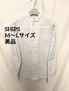 シンメSINME クレリックシャツ ラウンドカラー 長袖 ブルー 丸襟 c303 