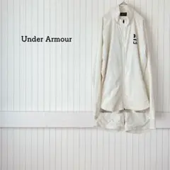 【美品】アンダーアーマー XXLトラックジャケットセット サマーウーブンホワイト