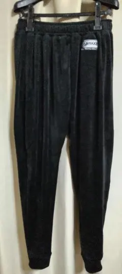 OUTDOOR PRODUCTS★新品★ベロアロングパンツ★黒L