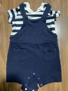 UNIQLO ベビー服 ロンパース 80cm ネイビー