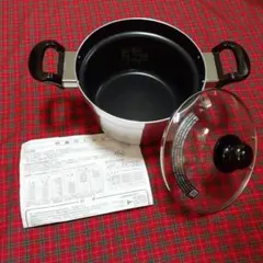 【ガスコンロ用】Rinnai炊飯鍋 フッ素コート付アルミ厚底なべのサムネイル