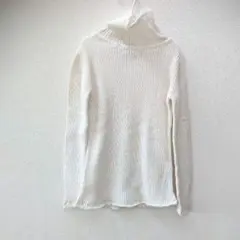 GAP Kids ラメ入りタートルネックニット XS ホワイト 100-110