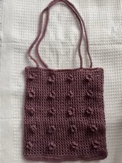 花模様トートバッグ A4サイズ対応