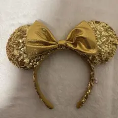 ディズニーカチューシャ ゴールド