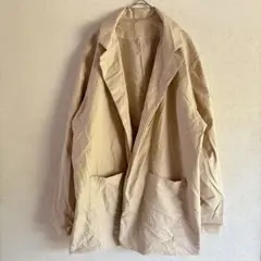 インポート テーラードジャケット ビッグサイズ 2XL 薄茶 テーラード 長袖
