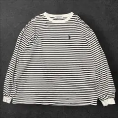 U.S. POLO ASSN. ワンポイントロゴ ボーダー ロング tシャツのサムネイル