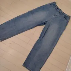 SHEINストレートデニムパンツ ライトブルーシーインSサイズ