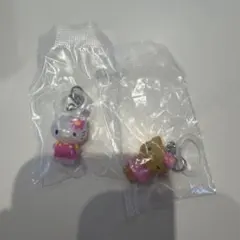 ハローキティ めじるしアクセサリー お花ver. 日焼けver. 2点セット