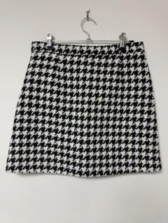 千鳥格子 ミニスカート L
