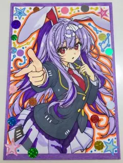 【東方Project】 鈴仙・優曇華院・イナバ 様 ファンアート 手描きイラスト