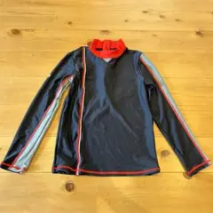 ラッシュガード　日本製　子供用　UV 140 水着　キッズ　ジップアップ