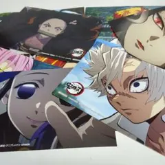 鬼滅の刃　藤色商店街 あみあみ特典イラストカード 全15種類のうち(10種類）