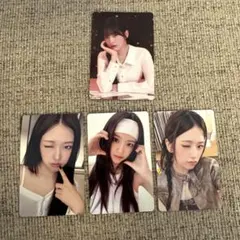 IVE ユジン トレカ 4枚セット