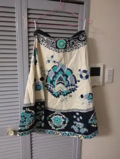 ドリスヴァンノッテン シルクスカート 刺繍 ドレープデザイン - メルカリ