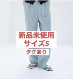 【美品】AURALEE WOOL HERRINGBONE CARGO PANTSのサムネイル