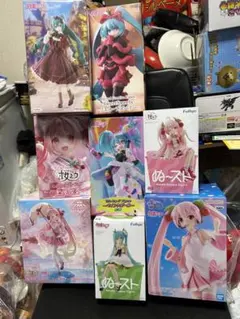 初音ミク他プライズフィギュア まとめ売り 10点セット 未開封 - メルカリ