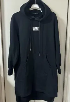 DIESEL ロゴ　パーカーワンピ