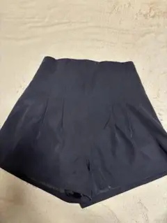 GRL ハイウエストタックショートパンツ チャコール グレー