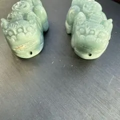 翡翠 貔貅 2個セット天然石ブレスレットパーツ