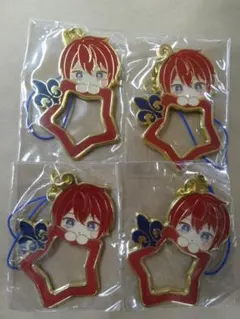 あんさんぶるスターズ あんスタ ミニこれ チャーム 朱桜司 4個セット