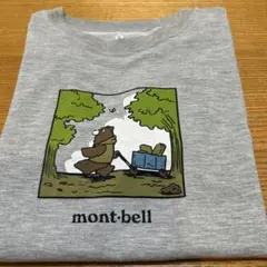 mont-bell アウトドアクマ Tシャツ グレー　140