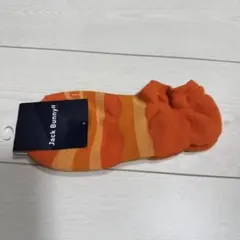 Jack Bunny!! ストライプソックス オレンジ