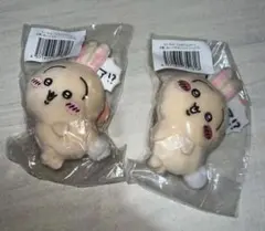 うさぎ ぬいぐるみバッジ E賞 うさぎだらけのくじ ちいかわ ハア！？2点セット