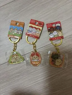 ちいかわ うさぎ　ご当地メタルキーホルダー 3種セット