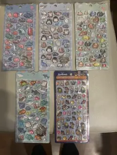 水族館限定 シール レア4種 ＋ ズートピア まとめ売り　クーリア　ディズニー