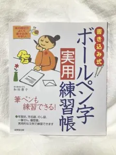 書き込み式 ボールペン字 実用練習帳 和田康子 ペン字練習本のサムネイル