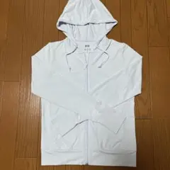 UNIQLO／エアリズムUVカットパーカー／M／水色のサムネイル