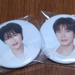 TXT ボムギュ テヒョン カプセルトイ 缶バッジ 2個セット