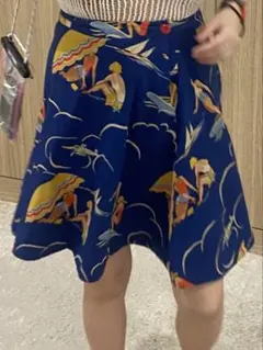 【値下げ可】90s Ralph Lauren フレアスカート ビーチ