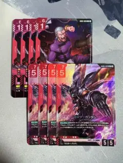 マスターガンダム　マスター・アジア　各４枚