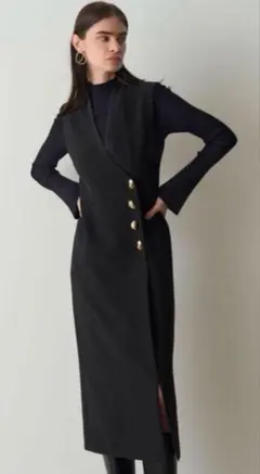 SNIDEL ブラック ラップドレス サイズ1