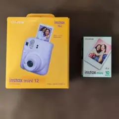 instax mini 12（チェキ）本体＋フィルム10枚