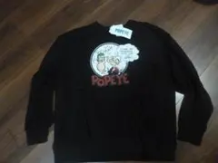 新品タグ付き　ポパイ　スウエット　裏フリース　トレーナー　LLサイズ