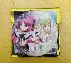 キミとアイドルプリキュア展　缶バッジ　キッス&ズキューン