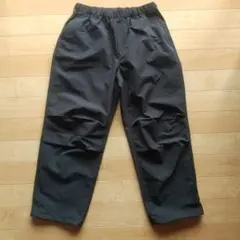 GU　ワイドパラシュートパンツ　メンズ L 黒