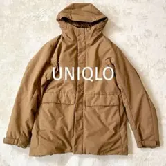ユニクロ　UNIQLOハイブリッドダウン　ブラウン　ショートコート　XL