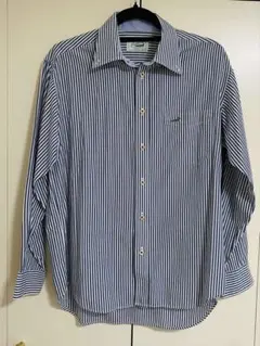 Crocodile ストライプ 長袖シャツ M