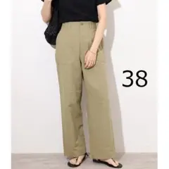 ジャーナルスタンダードレリューム　 コットンリネンツイルベイカーパンツ　38