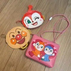 アンパンマン キャラクター小物入れ 3個セット