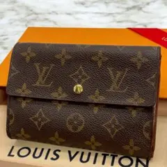 ルイヴィトン 상태좋음 モノグラム エテュイ パピエ 折り財布 Wallet