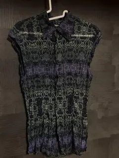 TORNADO MART 半袖シャツ ネイビー・グリーン