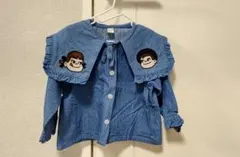 après les cours デニム長袖シャツ S